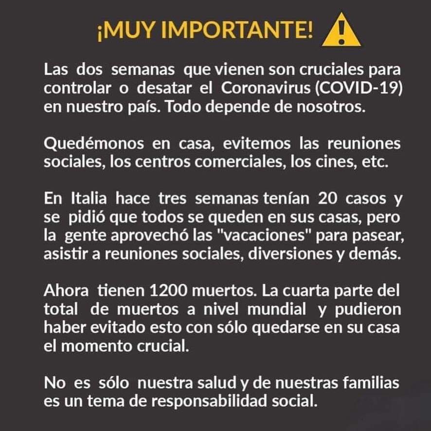 TioF4m's tweet photo. Dejo de ser juego sobrinos, vamos a cuidarnos 😷 

Y por favor, dejen de gastar en papel de baño, no sirve para prevenir el #COVIDー19 🙄🤦🏻‍♂️ https://t.co/Kdyyig1hNU