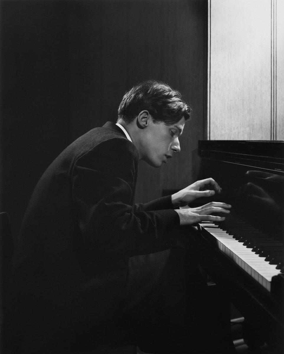"Isolation is the indispensable component of human happiness."- Glenn Gould Photo: Yousuf Karsh, 1957 @holdengraber