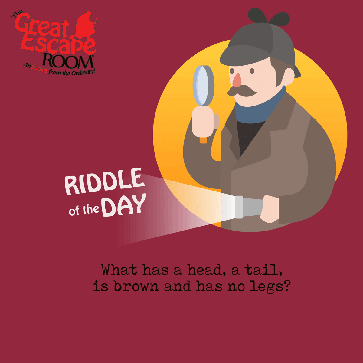 TGERMiami's tweet photo. And another riddle is here! Feed the Sherlock in you! 🔍
---
#riddle #riddles #puzzle #puzzles #brainteasers #brainteaser #riddlemethis #riddleoftheday #riddler #riddlestory #quiz #fun #escapegame #escaperoom #braingames #puzzlegame #riddlemethat https://t.co/FuzKrkDks5