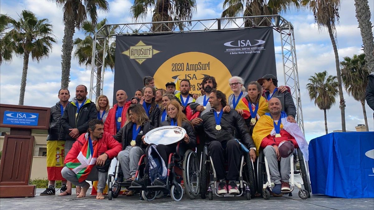 ¡Campeones del Mundo de Surf Adaptado 2020!

8 medallas 🏅🏅🏅🏅🏅🏅🏅🏅
ISA World Para Surfing Championship 

#FESURFing® | #ISAworlds #larojasurf
