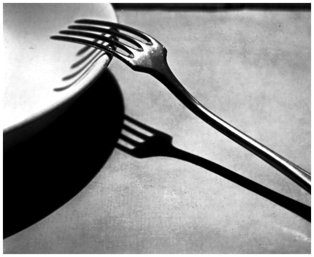 André Kertész Fork, Paris, 1928"He had a life in which he isolated himself from things that benefitted him, but it was a solitude from which he drew great strength."- David Travis