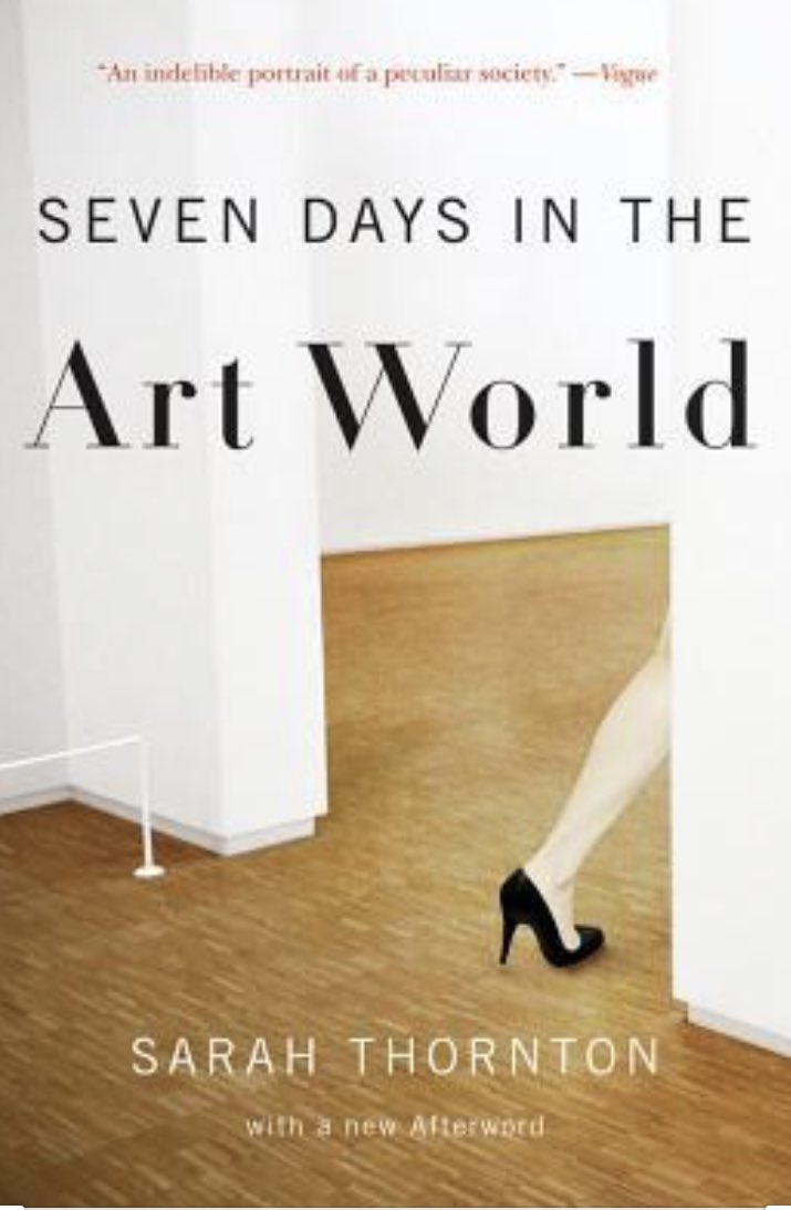 BOOKS [1]a mix of art history, art market and other things i find interesting! my thesis topic was art law so lots of that here.-chasing aphrodite, felch & frammolino*-seeing slowly, michael findlay -seven days in the art world, sarah thornton -show time, jens hoffmann