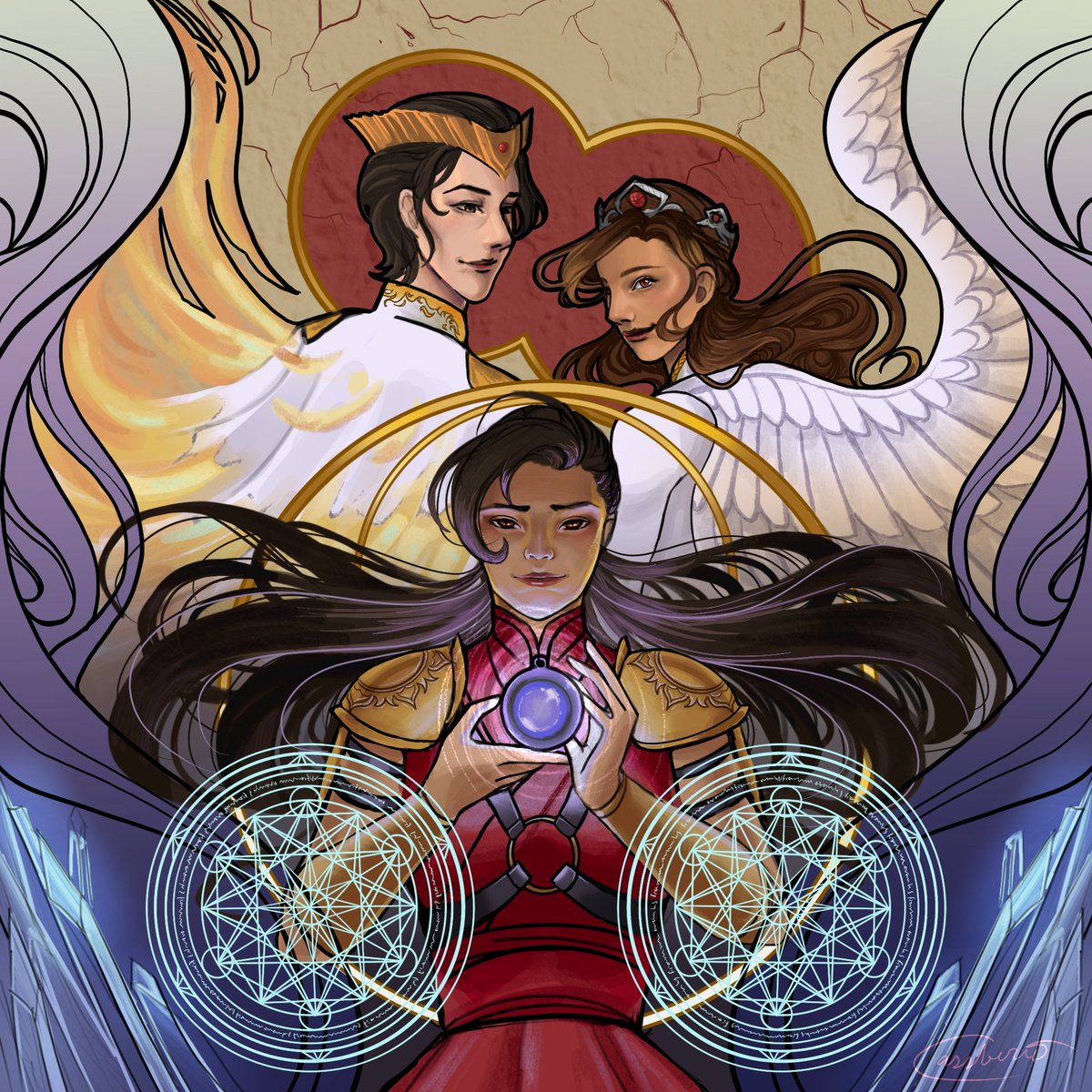 cassberrie's tweet photo. Reposting with edits lol, a couple details I missed when I was working on this at 4am ;) Y'all better go out and get your copies of #crystalcaged https://t.co/5NtqY4pbEd