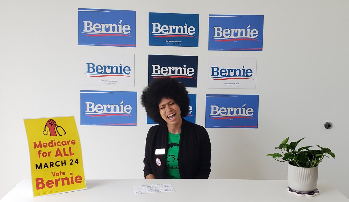 Xi4Atlanta's tweet photo. Want to send a yuge THANK YOU to everyone who helped pull off today's #GAforBernie GOTV Livestream, including our organizers, speakers, hosts, and everyone who tuned in! We're already over 2,500 views on Facebook and IG, and have reached over 8,000 people. #NotMeUs https://t.co/Jf6u5usxLA
