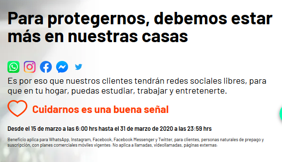 DescuentosRata's tweet photo. .@entel anunció que liberará redes sociales (Whatsapp, Facebook, Twitter e Instagram) para sus usuarios prepago y plan.

Asumimos que este anuncio es para quienes no han pagado el plan, quienes se atrasen en pagarlo o quienes no le han puesto plata a su prepago. https://t.co/FZqNXysECe