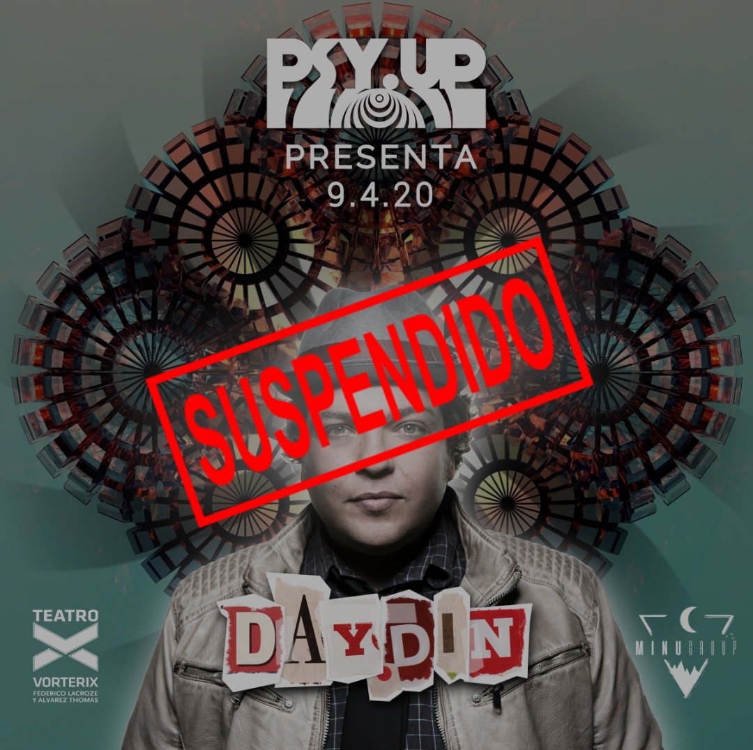 Minu_Group's tweet photo. Comunicado Oficial de MINU GROUP: Fiesta PSY.UP reprogramada.

Por razones de salud pública ordenadas por el Gobierno Nacional sobre el Coronavirus, informamos que la Fiesta PSY.UP que iba a realizarse en el Teatro Vorterix, será reprogramada y se anunciará próximamente. https://t.co/eYJU91Xzqh