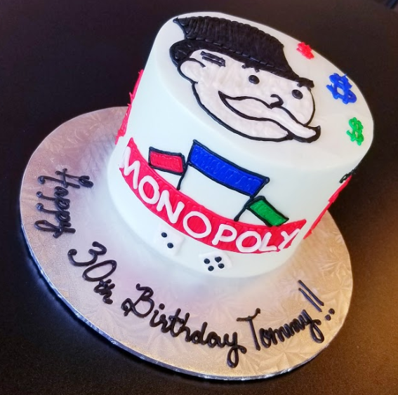 Smallcakes_op's tweet photo. Custom Monopoly Cake! https://t.co/F2zp8llQUz
