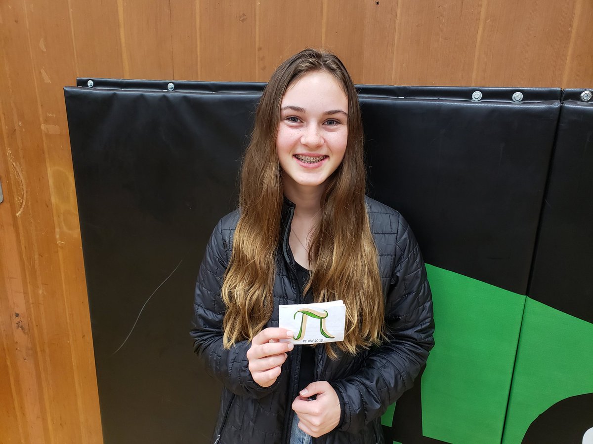 AnacapaSTEAM's tweet photo. #PiDay2020 @AnacapaSTEAM 's own Parker "Pi" reciting 507 digits of Pi!!!!  6th gr, Parker = 331 digits, in 7th gr = 371, &amp; for her final year at Anacapa Middle School, 507 digits! Way to shatter your own school record!!!! 
#ParkerPi #AnacapaMS @DrRogerRice @KEYTNC3 @vcstar https://t.co/HJrjcrk4Nf