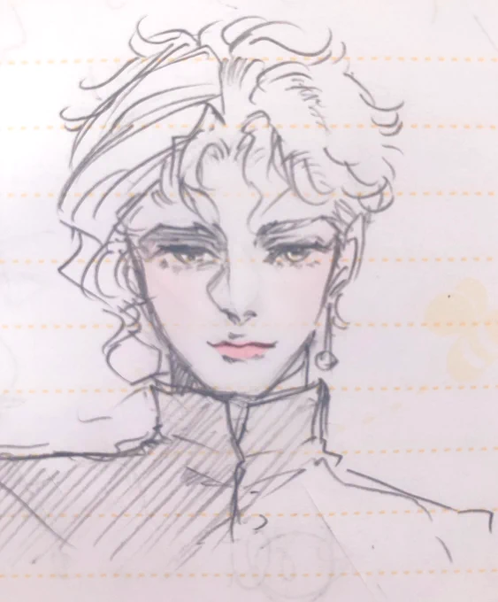 #jjba #アナログ絵3部 花京院4部 ミキタカ5部 イルーゾォ6部 空条徐倫 