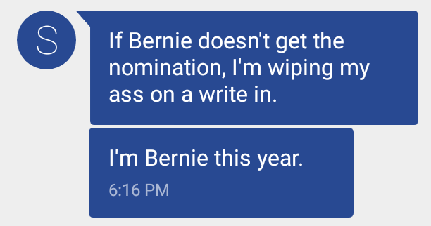 johnnyfrederix's tweet photo. Some responses I got asking people who they supported 😊 #OhioForBernie https://t.co/Gvx6wPtonc