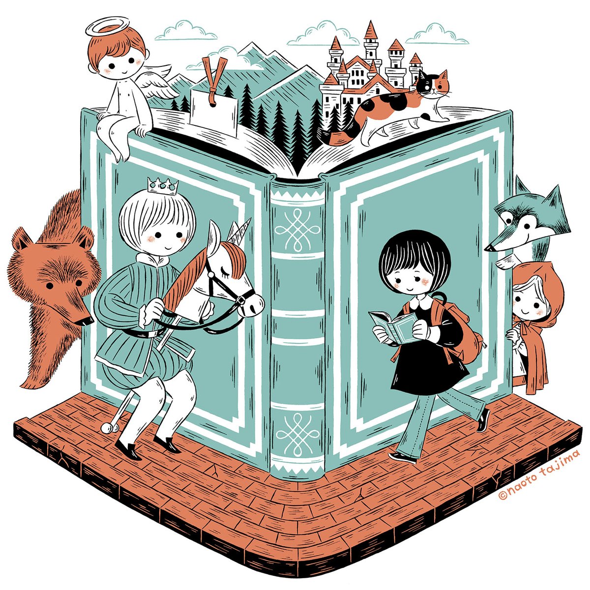 たじま なおと ヴィネット ジオラマ 風イラスト集めた画集作りたい