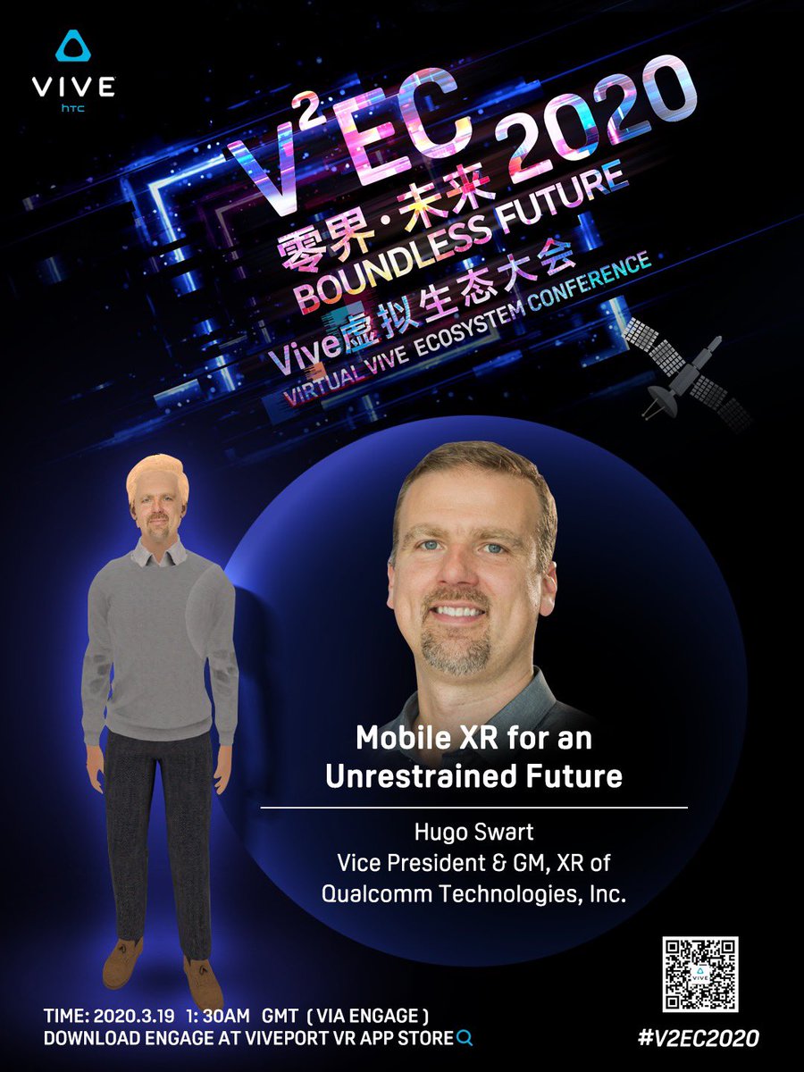 AGraylin's tweet image. #V2EC2020 Join us next week  in #VR or on PC for a very different industry #conference that is 100% conducted #virtually w/ speakers &amp;amp; guests live from around the world all able to talk/interact in real-time. The #Future of industry events is here!👍 ➡️ htc-vive.mikecrm.com/zKgh3os