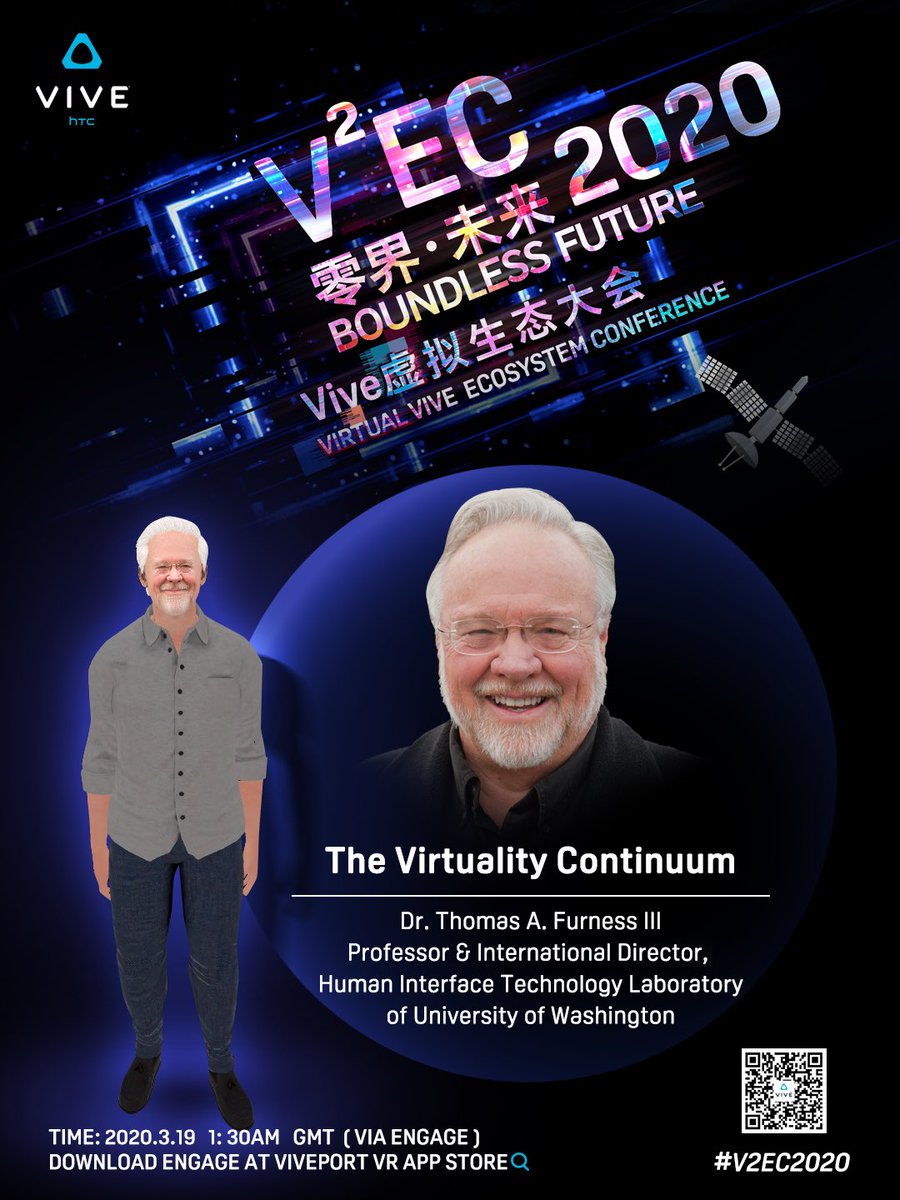 AGraylin's tweet image. #V2EC2020 Join us next week  in #VR or on PC for a very different industry #conference that is 100% conducted #virtually w/ speakers &amp;amp; guests live from around the world all able to talk/interact in real-time. The #Future of industry events is here!👍 ➡️ htc-vive.mikecrm.com/zKgh3os