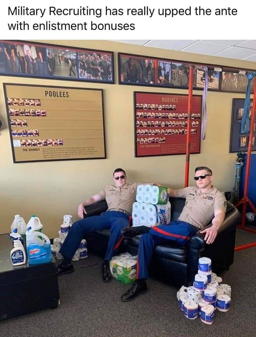 based_freedom's tweet photo. Enlistment just got better.

@USMC https://t.co/nLBQZxFw0Z