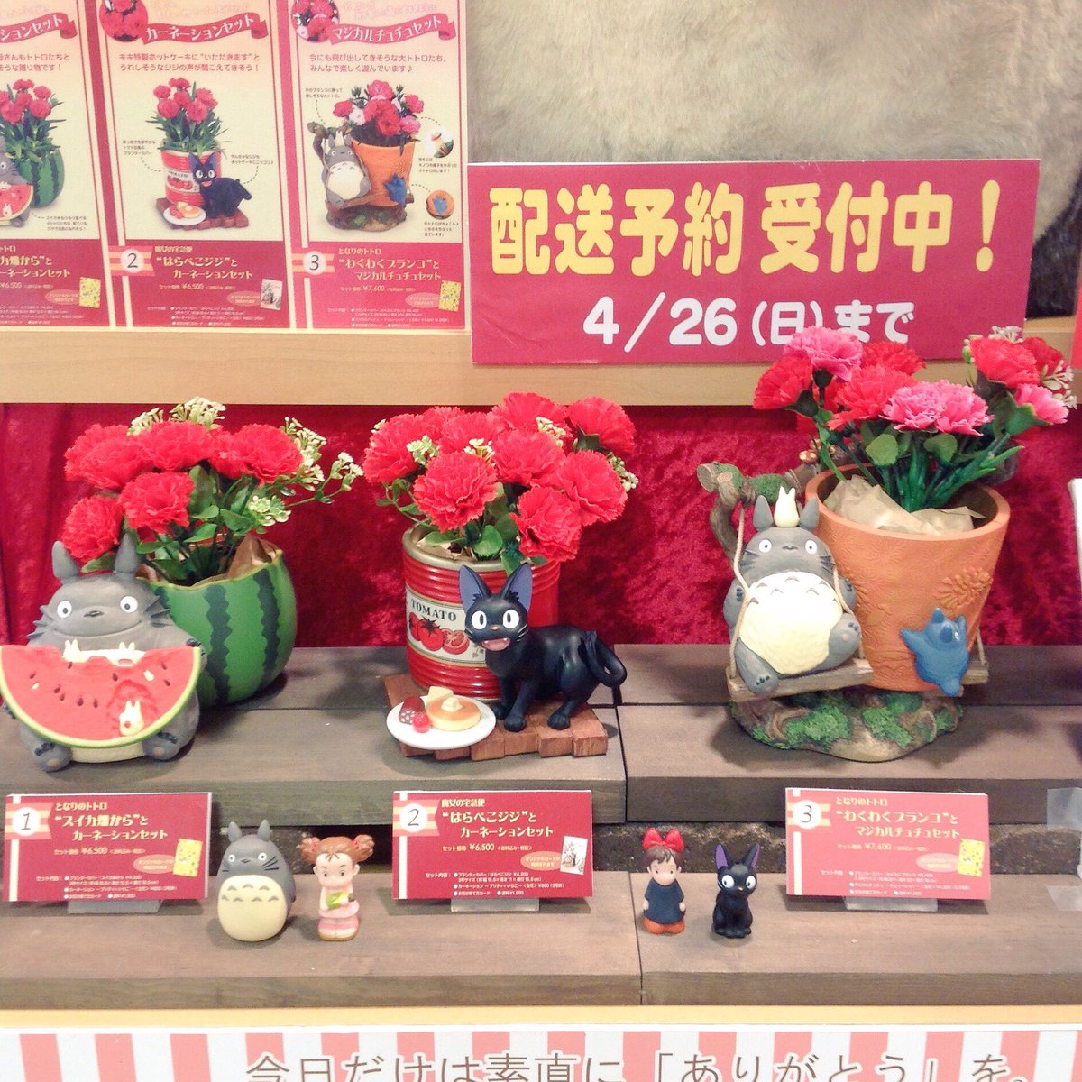 キデイランド大阪梅田店 公式 どんぐり共和国 毎年ご好評をいただいている スタジオジブリ キャラクター 母の 日 配送フラワーギフト ご予約受付がスタートしました いまご予約いただくと 早期特典 オリジナルミニトートバッグ を その場で