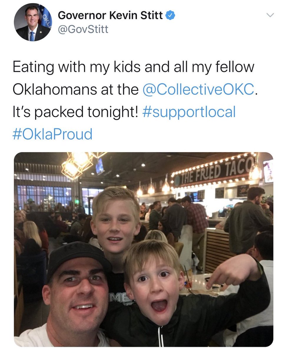 KFILE's tweet photo. The governor of Oklahoma deleted his tweet. https://t.co/oetQY9Pcqc