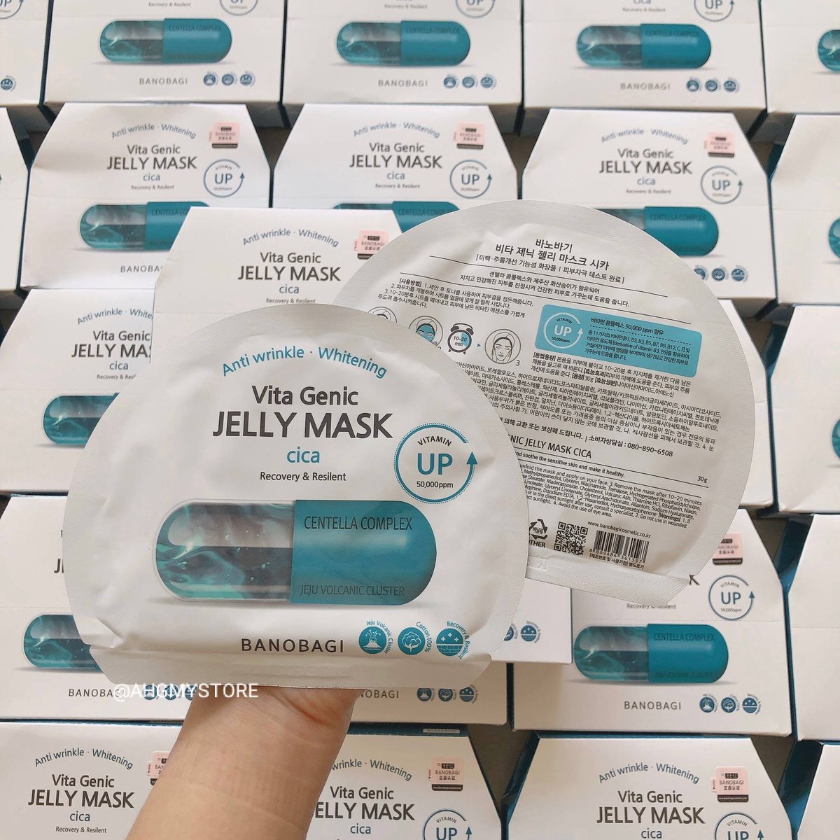 ahgmystore's tweet photo. 💙Bonobagi Vita Genic Jelly Mask Cica
〰️ ช่วยเพิ่มความชุ่มชื่น ลดการระคายเคืองผิว สำหรับผิวที่แพ้ง่าย ลดริ้วรอย จุดด่างดำให้ผิวขาวขึ้น
💰1 แผ่น = 49.-
💰ยกกล่อง 10 แผ่น = 390.-
#bonobagi #มาส์กหน้า #สกินแคร์เกาหลี #สกินแคร์รักษาสิว #ส่งต่อสกินแคร์ #ใช้ดีบอกต่อ https://t.co/QT6qQ26FNw