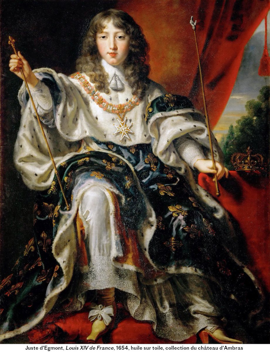 今週の #フランス史】フランス王ルイ14世の戴冠式👑。父親のルイ13世が