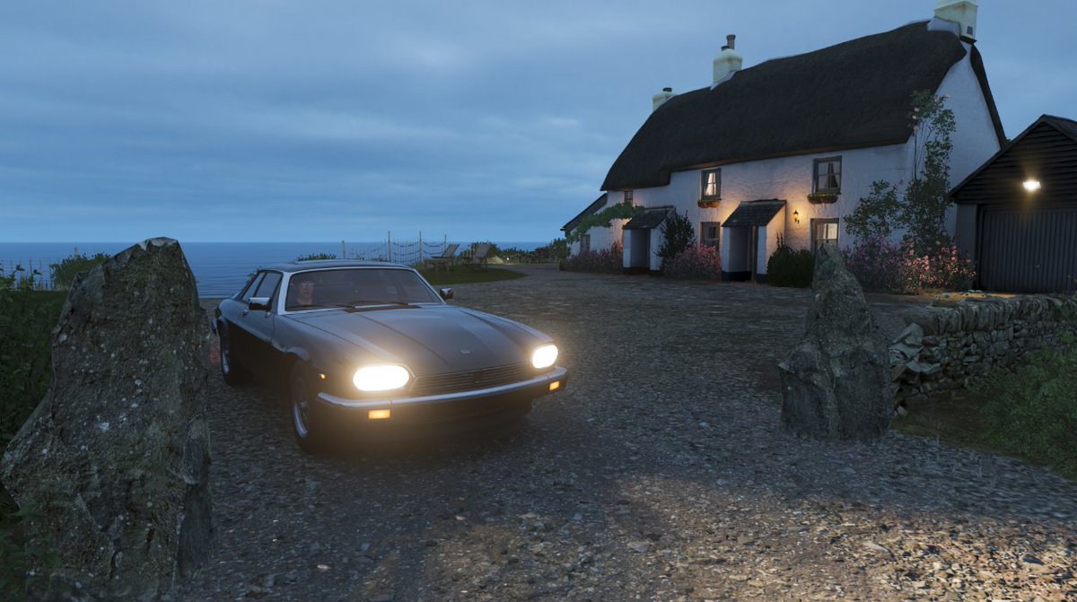 Had wanted to get a luxury car for more relaxed driving, so I got a 1990 Jaaaaaaaaaaaaag XJS in all of its unreliable V12 glory. Pictured: Leaving the scene after stealing the house's good silverware and wine.