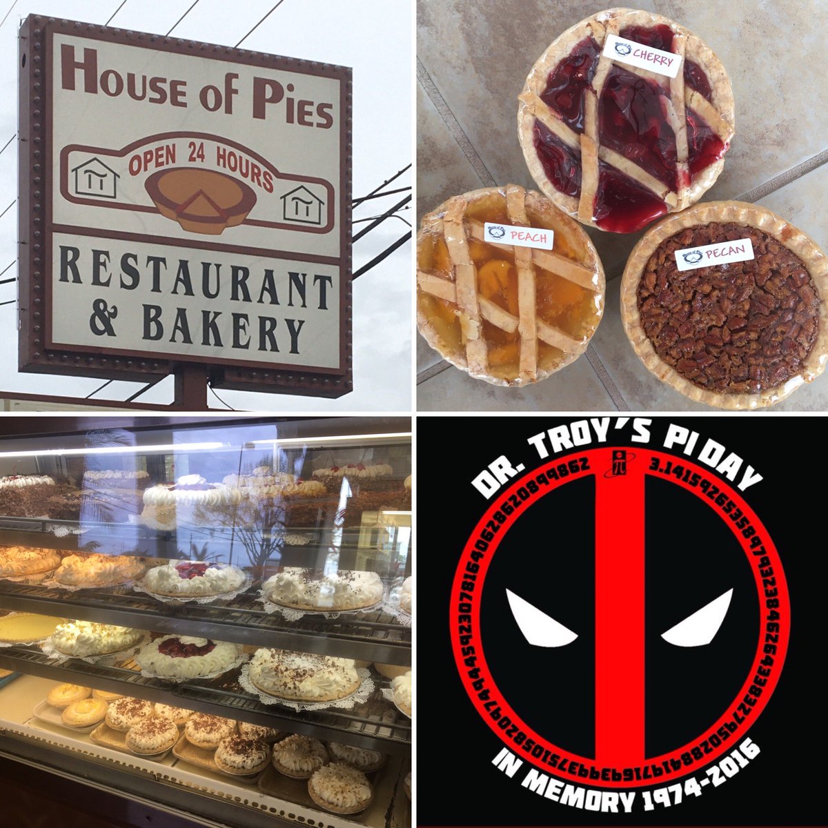 Ali Flint (@alexandraflint) on Twitter photo Picked up some pies (and hopefully not the other thing we are all trying to avoid) to celebrate #PiDay4DrTroy. Happy #PiDay2020 @interRel ! Picked up some pies (and hopefully not the other thing we are all trying to avoid) to celebrate #PiDay4DrTroy. Happy #PiDay2020 @interRel !