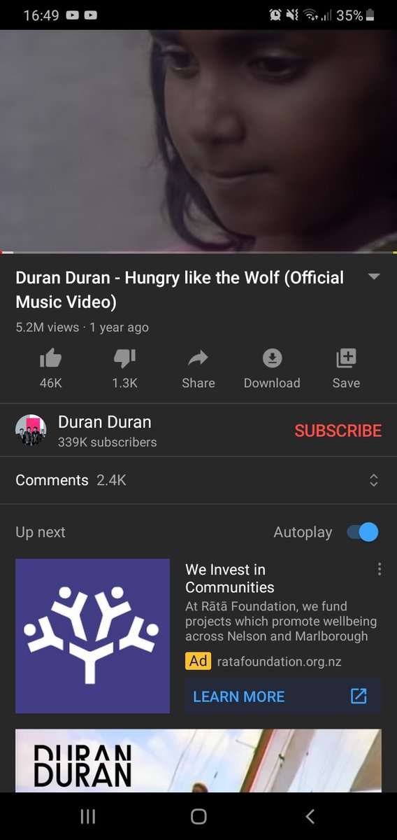 Day 44 of sending  @JoshuaRush music until he likes one or responds Duran Duran - hungry like the wolf