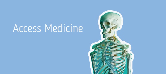 В библиотеке открыт доступ к медицинской базе данных Access Medicine.

- 900 случаев из практики,
- научные тенденции и передовые методы клинической 
  практики,
- мультимедиа...

Доступ до 31 мая 2020 г.