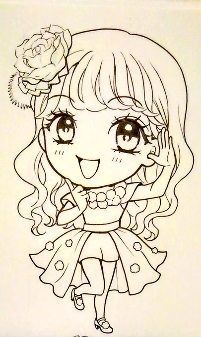 画質荒いですが、個別線画✨

ひみたす、せりこ、みゆたん?

#iRis #りすイラ 