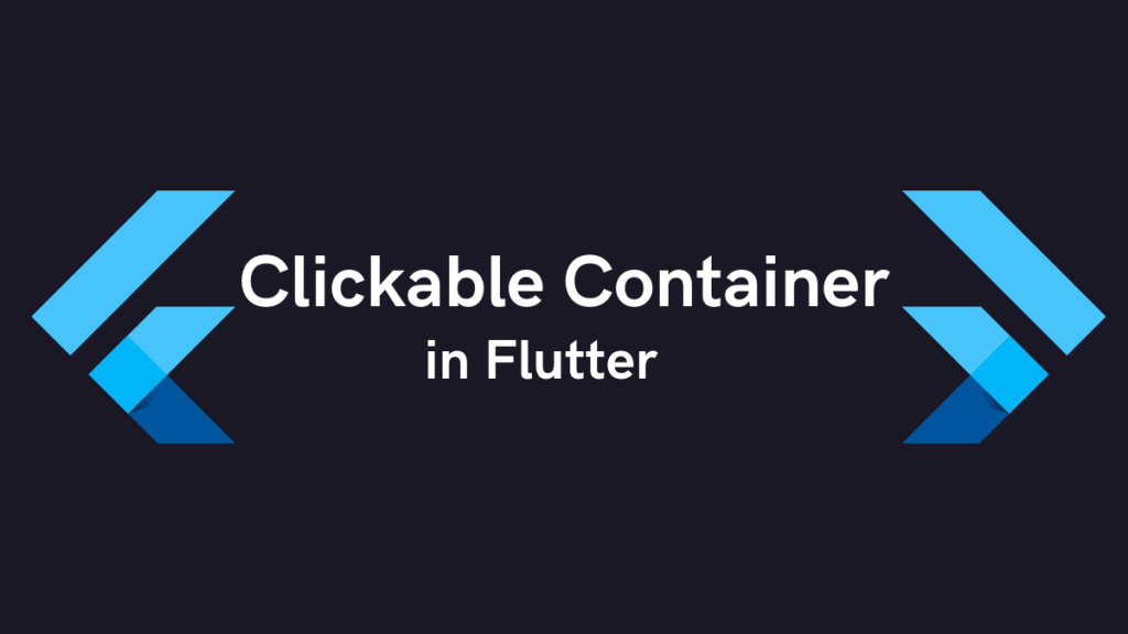 GeeksPython's tweet image. How to make a clickable Container in Flutter
#python_geeks #flutter pythongeeks.net/flutter-tutori…