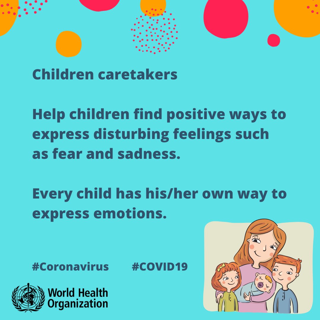 HeliumBalloonCo's tweet photo. Help children find positive ways to express disturbing feelings such as fear and sadness.
@WHO

 https://t.co/Zbc7x47cr9 https://t.co/i4XXNZywrx