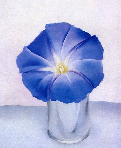 La douceur d'une fleur pour bien débuter la journée.
'Blue Morning Glory', Georgia O'Keeffe.

#Okeeffe #Keeffe #Blue #Flower #YoyoMaeght #Modernnart #fleur #bleu #maeght #painting