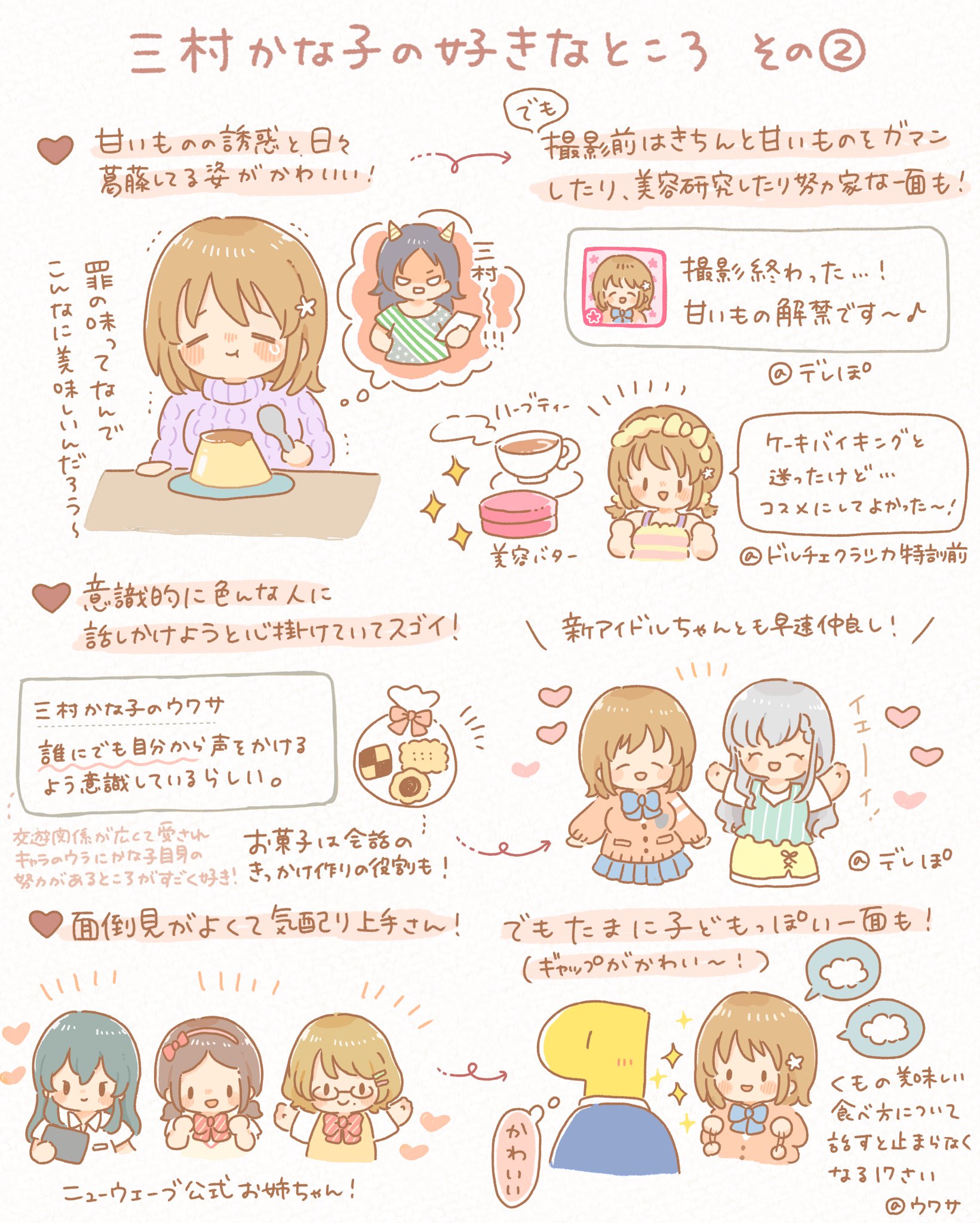 よぎ 三村かな子ちゃんの好きなところ