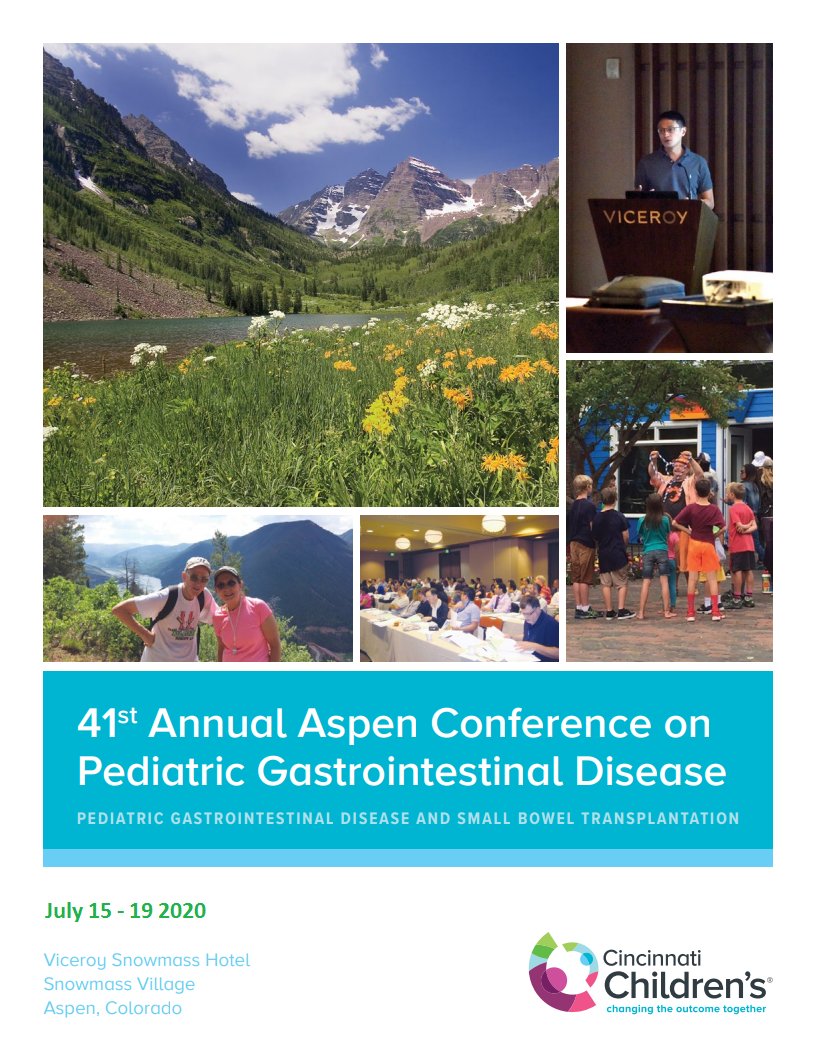 Event : 41st Annual Aspen Conference on Pediatric Gastrointestinal Disease
Specialty : Pediatric Gastroenterology
Date : 15 to 19-Jul-2020
Location : Snowmass Village,CO,USA
For more details visit our website medconfworld.com
#medicalconference2020 #gastroenterology #USA