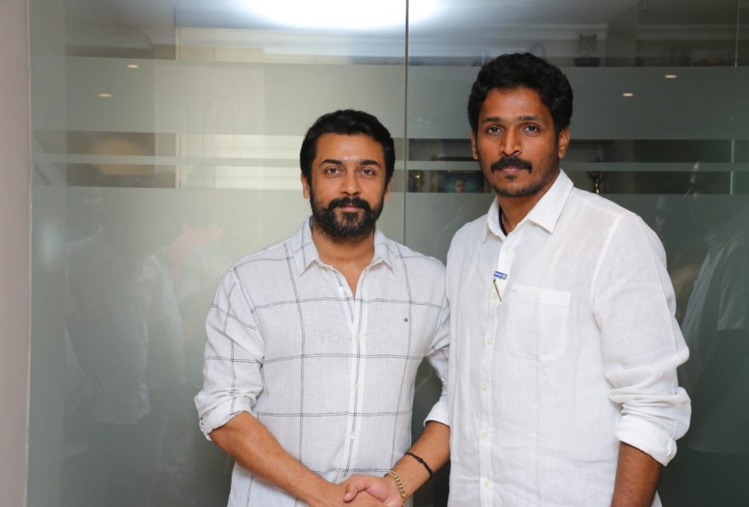 Achuthanilkuma2's tweet photo. Latest click Of our Dear @Suriya_offl  Anna😘😘😘😘
#Aruvaa Loading🔥🔥🔥🔥
#Sooraraipottru 
#VaadiVaasal https://t.co/fDzokZt4S4