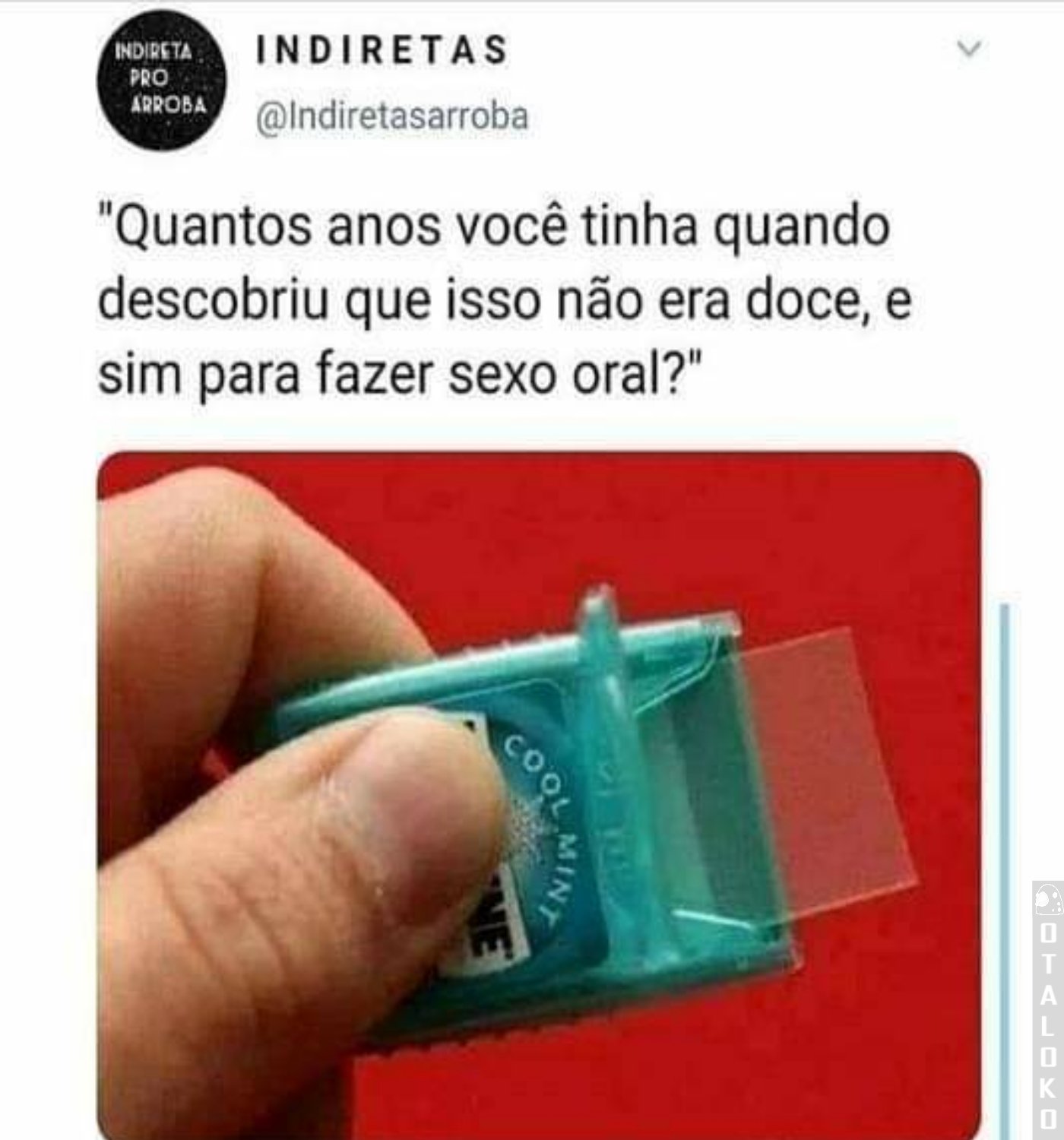 Sim, eu posto shitpost como descobriu?