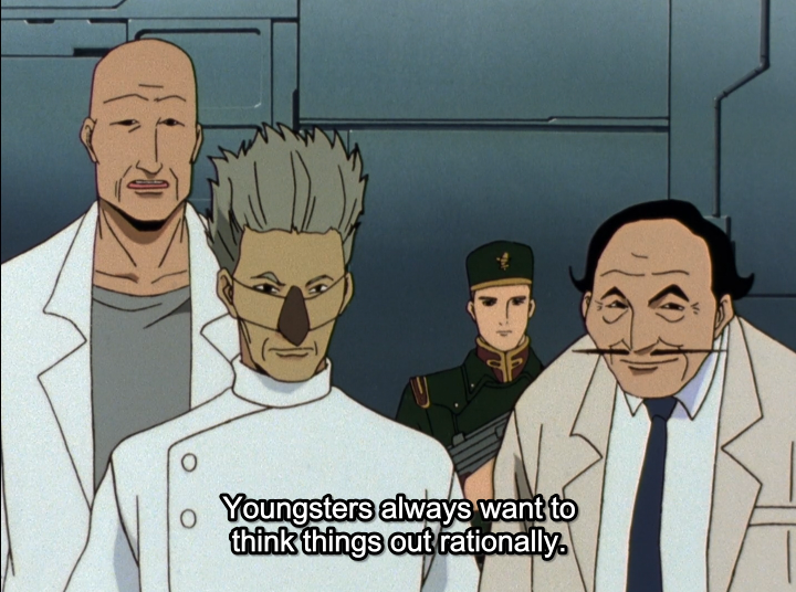 I'm not sure that's true. Hell, even the Gundam pilots aren't entirely rational.