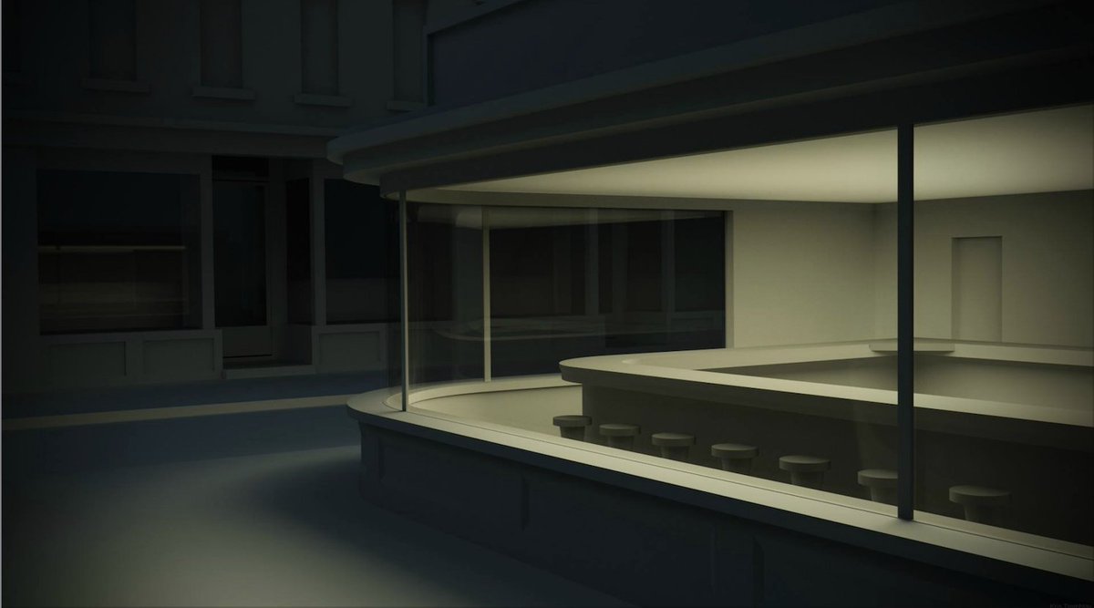 BobWeide's tweet photo. Edward Hopper's "Nighthawks." 2020 https://t.co/QCKMaAvzpq