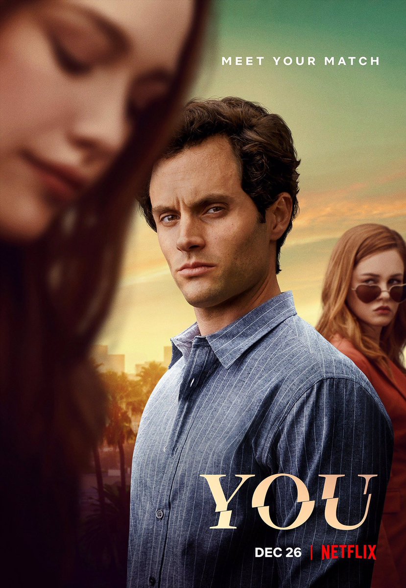 You (2018) 2 Seasons - Netflix:  https://www.netflix.com/title/80211991?s=i&trkid=13747225