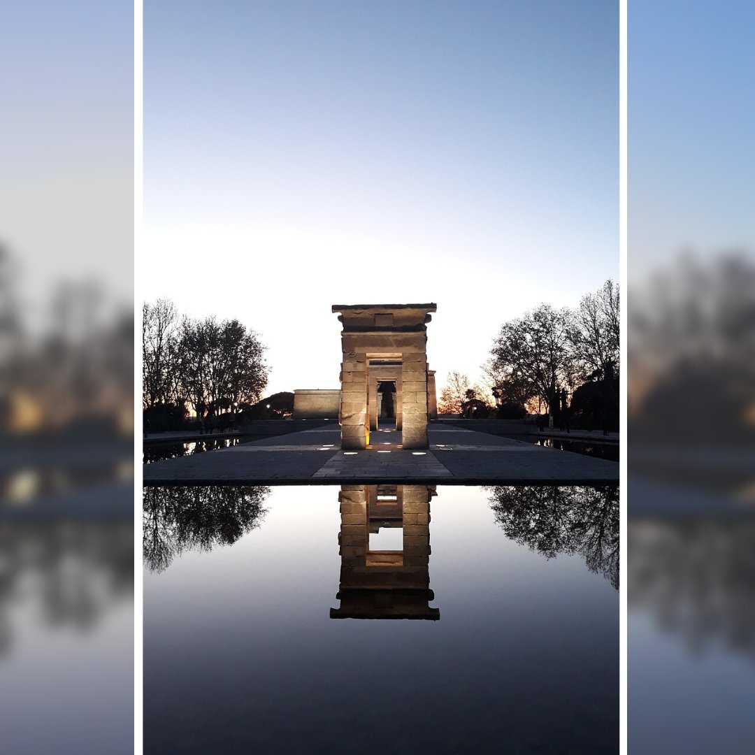 ¿Sabes en qué ciudad se encuentra este Templo❓

El Templo de Debod, originalmente se encontraba en la Isla Elefantina y fue trasladado en 1350 cajas hasta #Madrid 📦, como regalo del gobierno egipcio por su colaboración en la recuperación de los templos de Nubia.