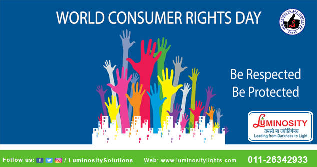 LuminositySolu's tweet photo. Without consumers, all the businesses of the market would have vanished. They are the supreme and prima donna of this demand supply chain. Happy world consumer rights day

#Worldconsumerrightsday #LuminositySolutions #LuminosityLighting #ledlights https://t.co/a5NW8KzpcK