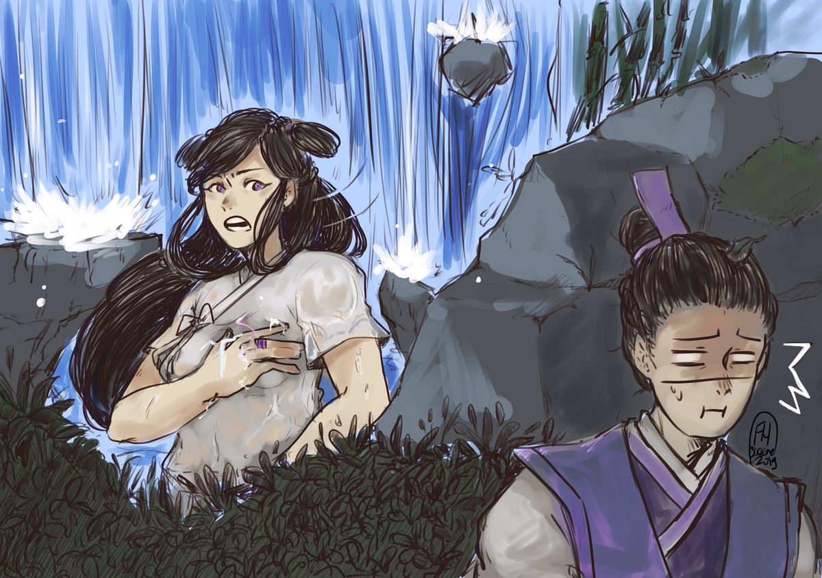NoSeereFH's tweet photo. My art for the @MXTXBang
Young Madame Yu and Jiang Fengmian
Credit/banner by @/shirokumani https://t.co/wRZJpljoD7