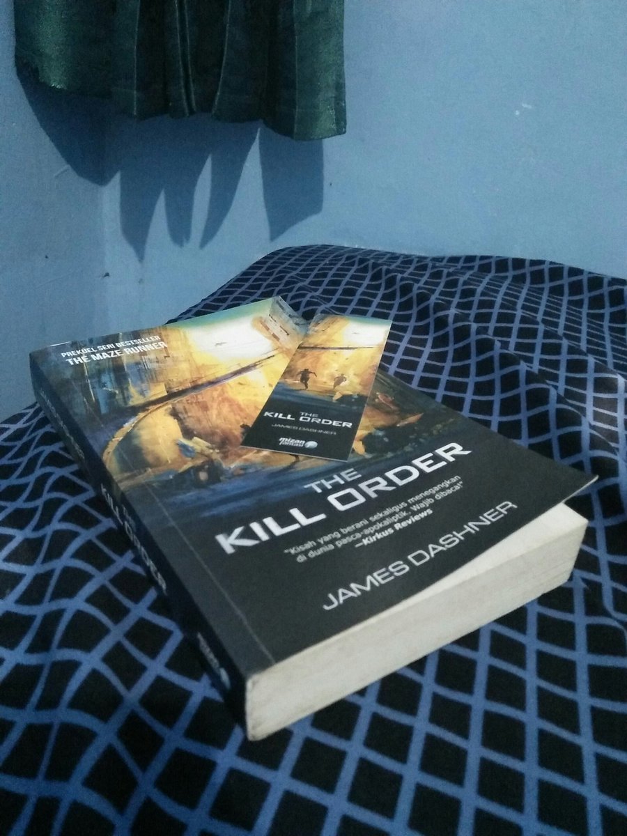 hanaruppi's tweet photo. #nowreading #book #novel #TheKillOrder #prekuel #TheMazeRunner #JamesDashner https://t.co/l0HMKY5msO