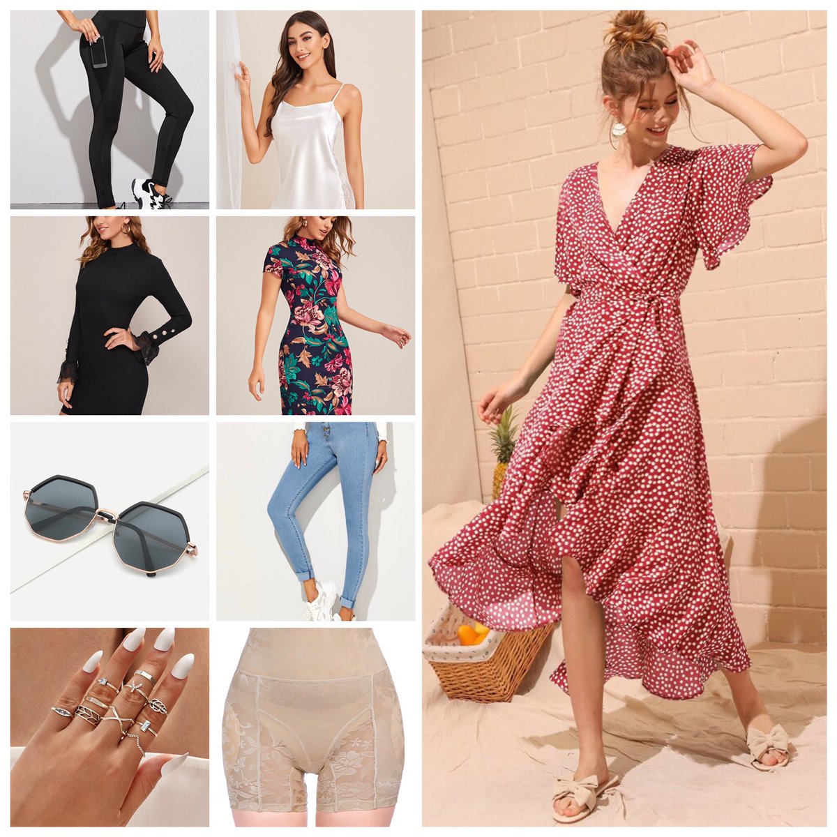 JazeeraLifestyl's tweet photo. Our collections include dresses, Tops, bottoms, lingerie, gym wear, sports wear, necklaces, rings, earrings, bracelets, sunglasses, phone covers, hair accessories, shape wears and much more. Visit our facebook shop here 👉👉 https://t.co/uYDUi7hcaE https://t.co/lgZd7aCze2