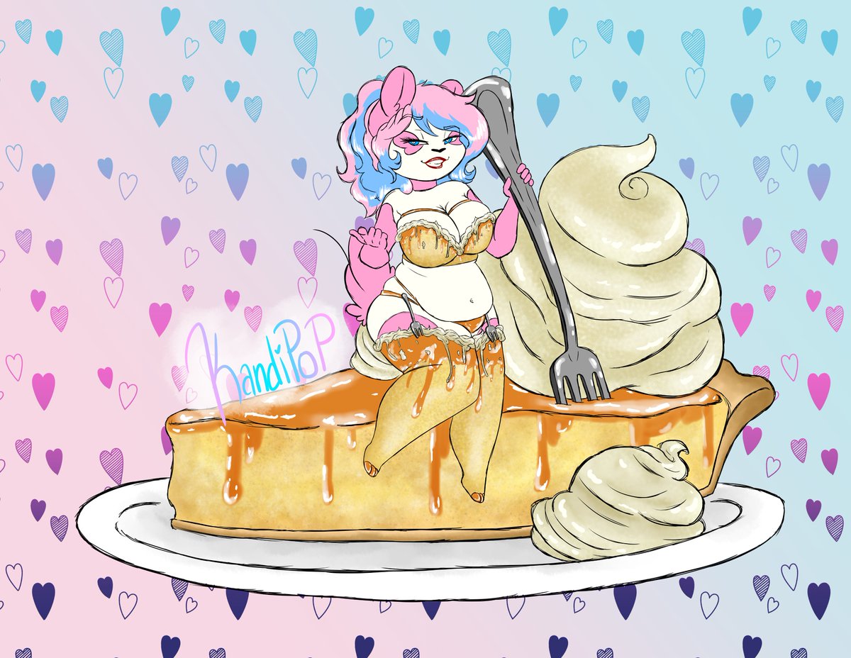 KandiPoPTTV's tweet photo. Finally finished my #PieDay pin up...only 4 hours late.

Happy #pieday2020 https://t.co/cmIVVWYdb4
