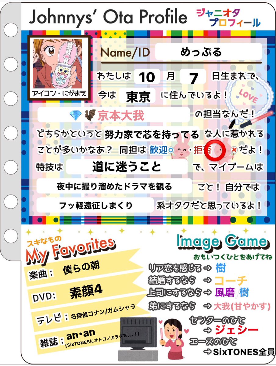 ジャニオタプロフ