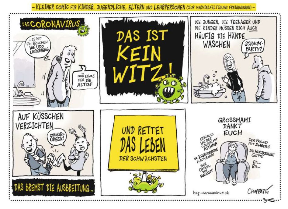 Marc Brutsch Sur Twitter Covidー19 Comic Fur Kinder Jugendliche Und Eltern Von Chappatte Patchappatte In Der Nzzas