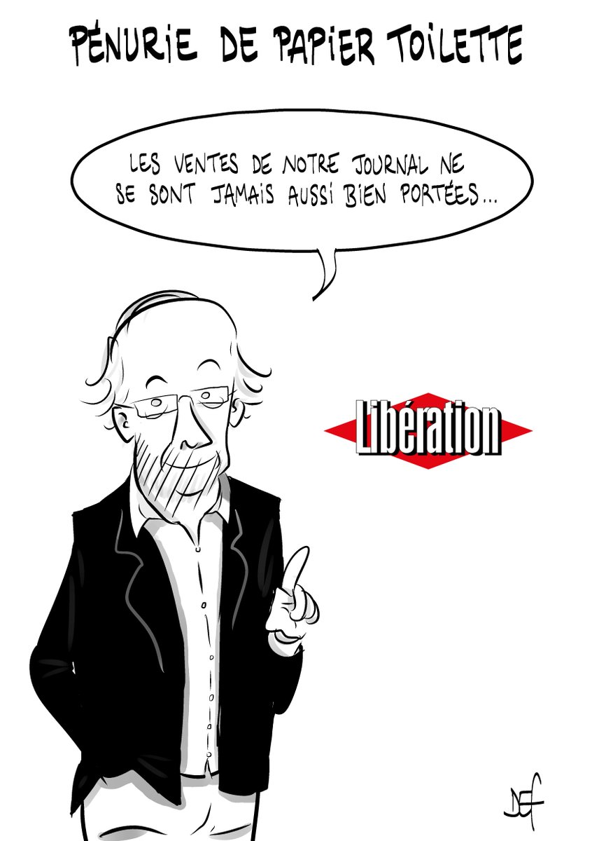 ActudeDef's tweet photo. #pénurie de #papiertoilette, @libe sauve la France ! https://t.co/NuNvY6on3U