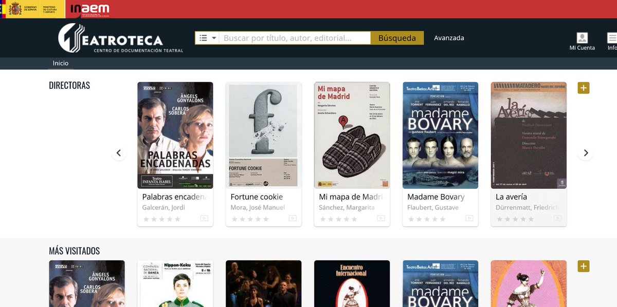 bloglacla's tweet photo. #ButacaDigital recomendaciones teatrales para ver desde casa @ArchivoRTVE @fundacionmarch @centrodramatico @PlayTeatres @SomosAlltheater @cdaem @somosLaJoven @PodiumPodcast @Teatro_Real @CondeNastThink @Jordi_Casanovas 
🎭💻📺📱 #yomequedoencasayveoteatro
https://t.co/rQxZt8DcGk https://t.co/RCQuVoQigQ