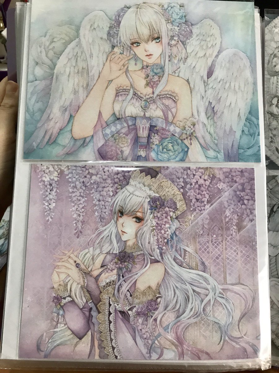 More watercolour from the same artist. Why doesn't she have an artbook?!!!! Cry 