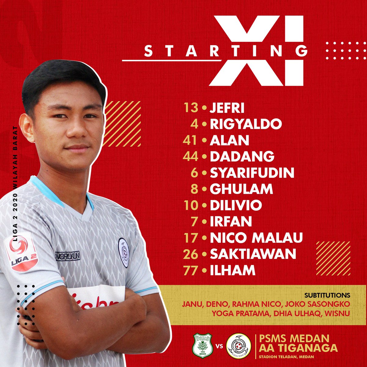 AA_TigaNaga's tweet photo. Sebelas Pertama

Ayo Naga, berjuang untuk menang! 🐲🐲🐲
#AATigaNaga #DLND #skorindonesia https://t.co/m39CzPSyPk