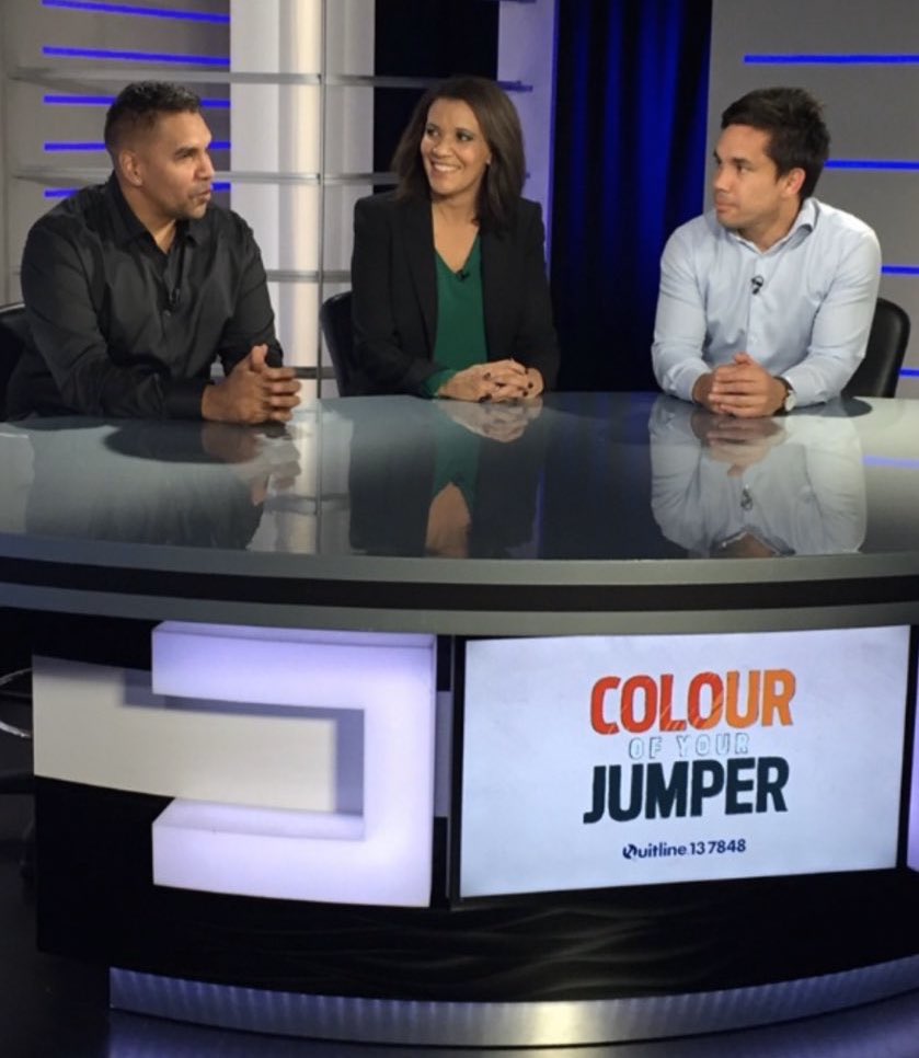 I’m looking forward to working with <a href="/ShelleyWare/">Shelley Ware</a> and Matty Stokes this year on @JumperColour. You’ll also be able to view the show on Tuesday nights at 9:30pm on <a href="/NITV/">NITV</a> which I’m really excited about. Great crew and a lot of fun <a href="/AFLcomau/">AFL.com.au</a> @jayninho @DanWarnerMusic